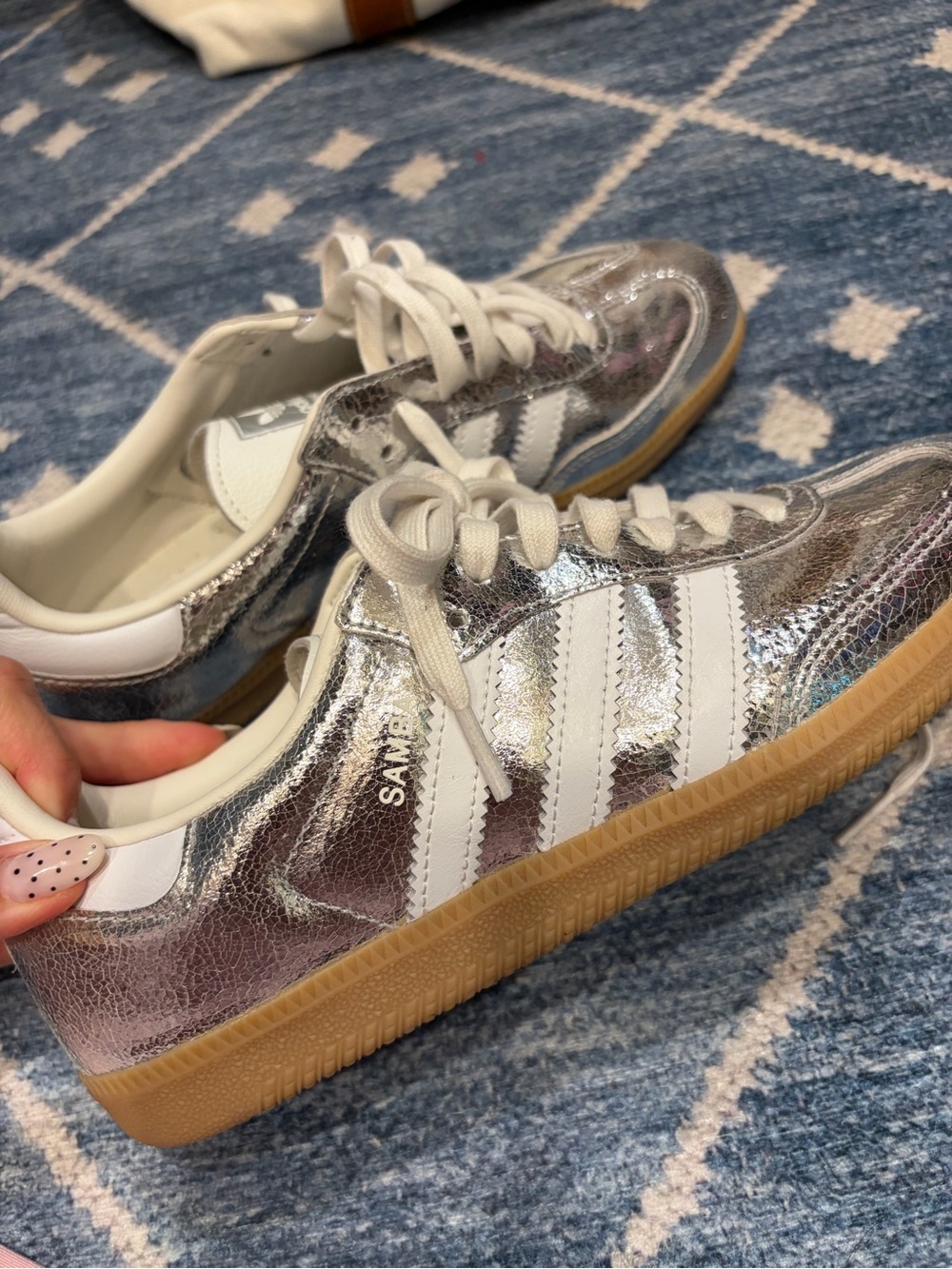 Adidas Samba Metallic Silver - Picture 6 of 9